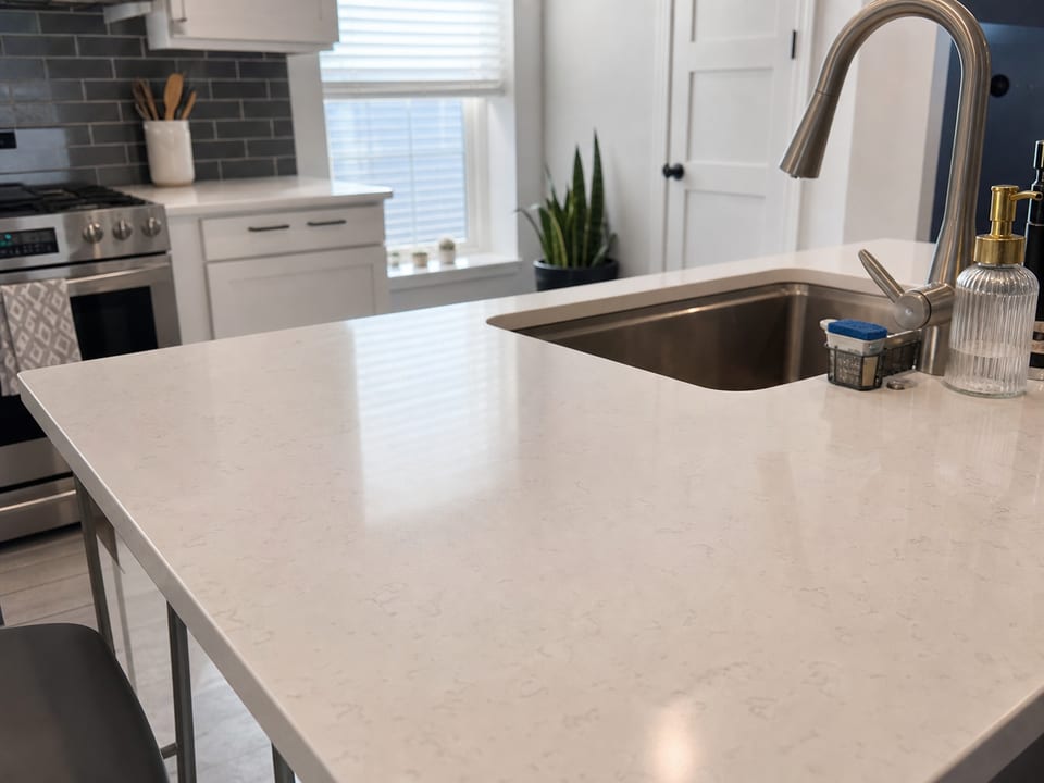 Kitchen counter example turnover photo
